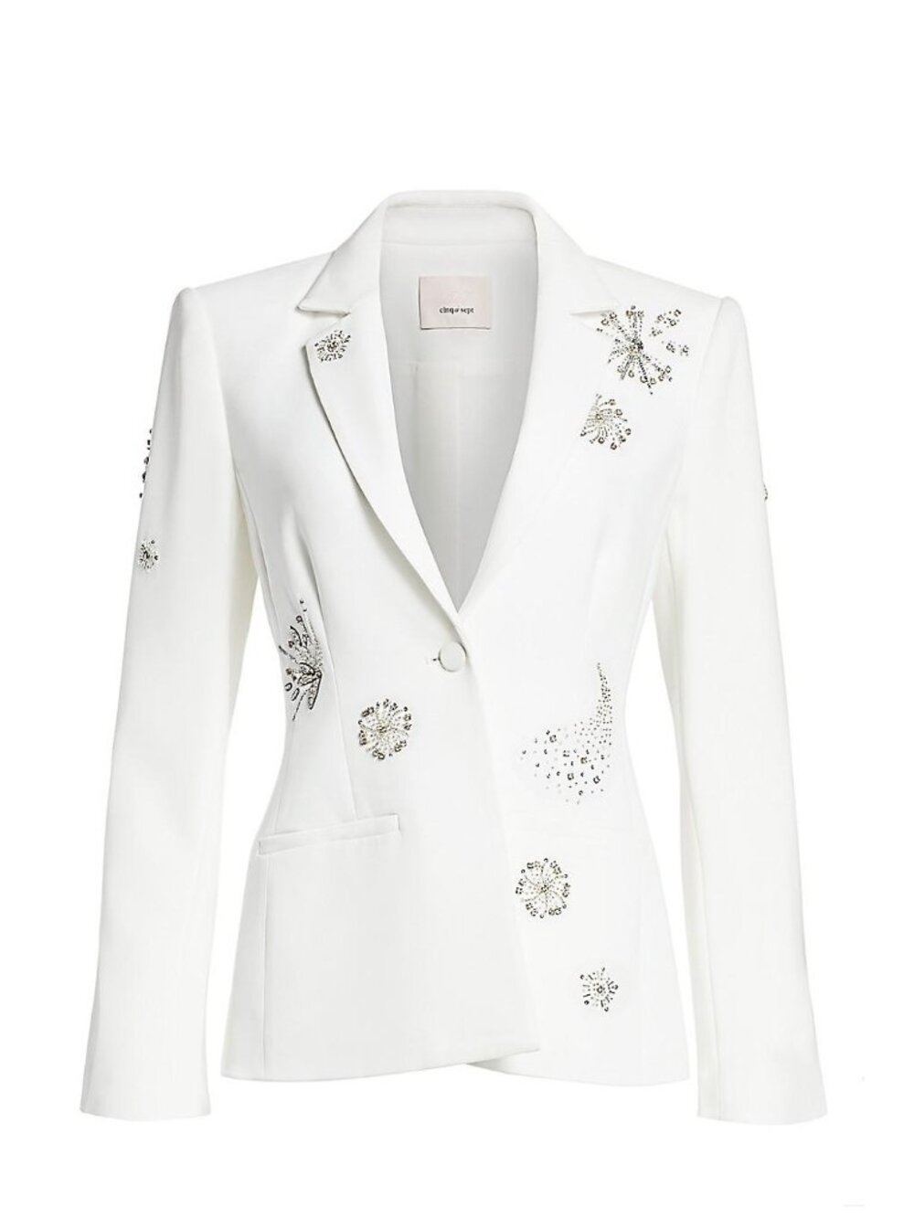 Cinq a Sept White Shooting Star Rumi Blazer, US0
